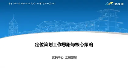 定位策划工作思路与核心策略封面