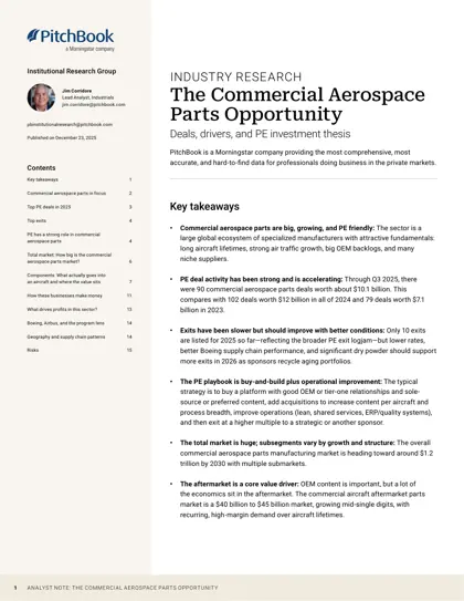 The Commercial Aerospace Parts Opportunity封面