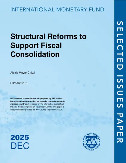 Structural Reforms to Support Fiscal Consolidation封面