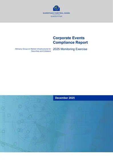 Corporate Events Compliance Report 2025 Monitoring Exercise封面