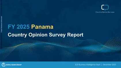 FY 2025 Panama Country Opinion Survey Report封面