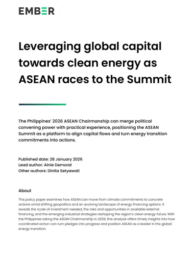 Leveraging global capital towards clean energy as ASEAN races to the Summit封面
