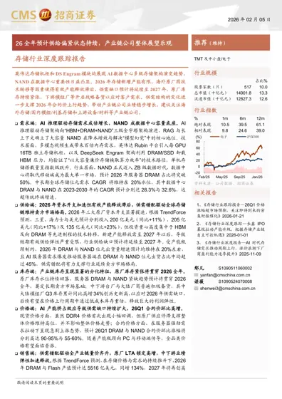 存储行业深度跟踪报告封面