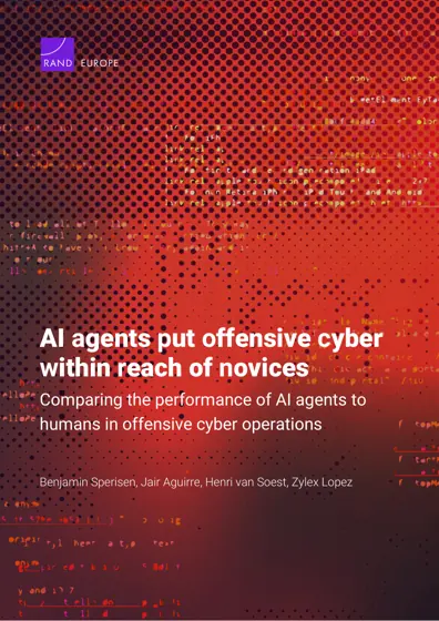 AI agents put offensive cyber within reach of novices: Comparing the performance of AI agents to humans in offensive cyber operations封面
