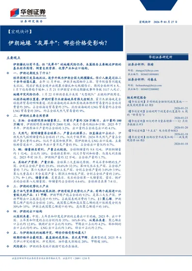 伊朗地缘“灰犀牛”：哪些价格受影响？封面
