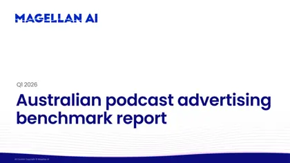 Q1 2026 Australian podcast advertising benchmark report封面