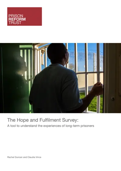 The Hope and Fulfilment Survey: A tool to understand the experiences of long-term prisoners封面