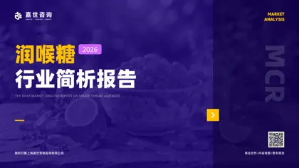 润喉糖行业简析报告封面