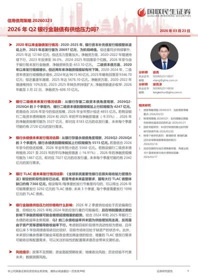 信用债周策略20260323封面