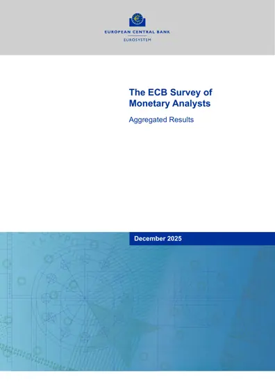 The ECB Survey of Monetary Analysts Aggregated Results December 2025封面