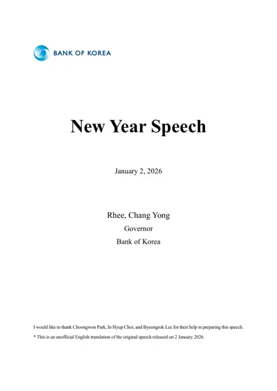 New Year Speech封面
