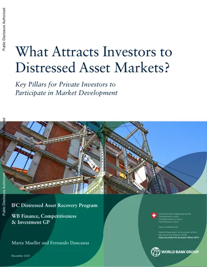 What Attracts Investors to Distressed Asset Markets? Key Pillars for Private Investors to Participate in Market Development封面