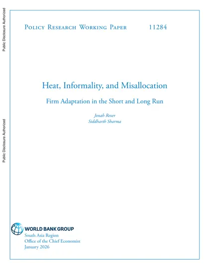 Heat, Informality, and Misallocation: Firm Adaptation in the Short and Long Run封面