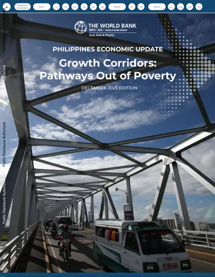 Philippines Economic Update December 2025: Growth Corridors: Pathways Out of Poverty封面