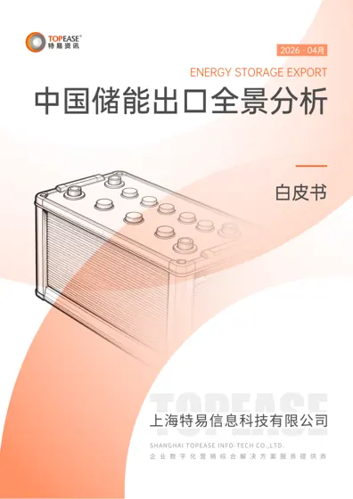 中国储能出口全景分析白皮书封面