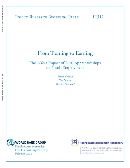 From Training to Earning: The 7-Year Impact of Dual Apprenticeships on Youth Employment封面