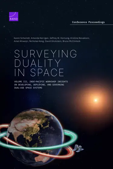 Surveying Duality in Space: Volume III, Indo-Pacific Workshop Insights on Developing, Deploying, and Governing Dual-Use Space Systems封面