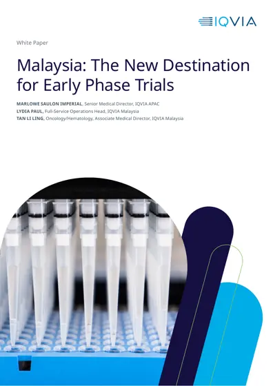 Malaysia: The New Destination for Early Phase Trials封面