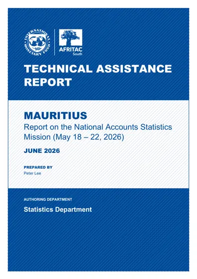 Mauritius: Report on the National Accounts Statistics Mission (May 18–22, 2026)封面