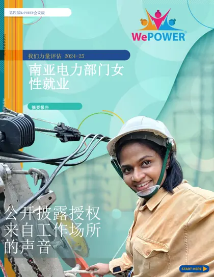 我们力量评估 2024/5：南亚电力部门女性工作封面
