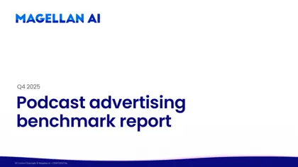 Q4 2025 Podcast advertising benchmark report封面